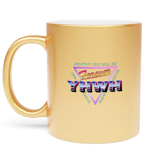 Forever YHWH Metallic Mugs