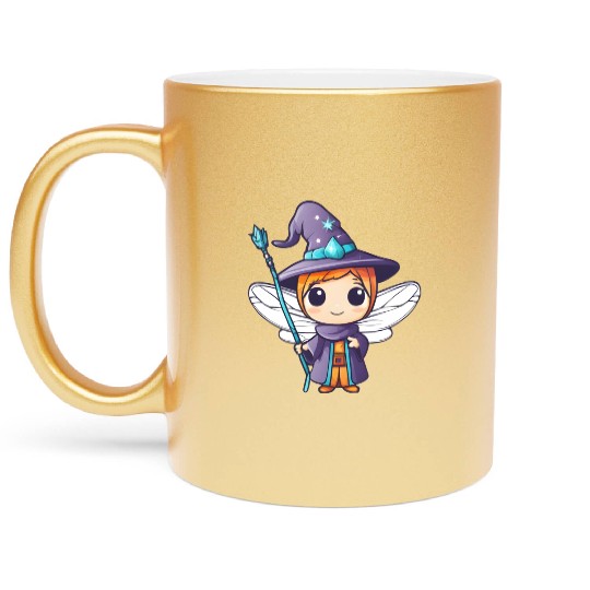 Wizard Dragonfly Metallic Mugs