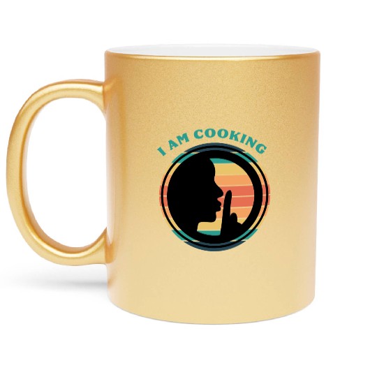 I am cooking Metallic Mugs