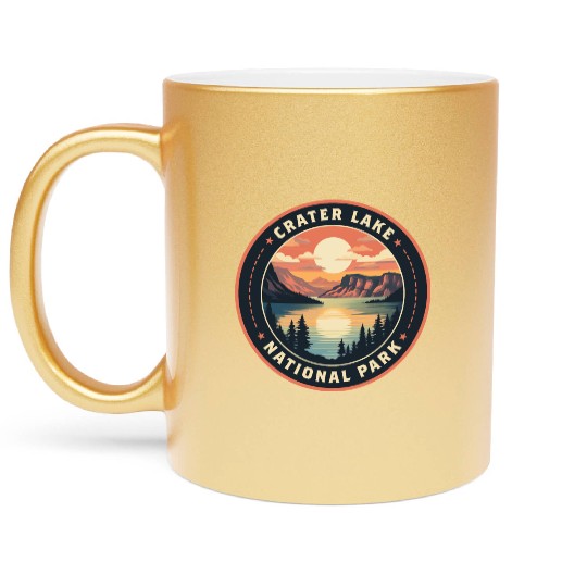 Crater Lake National Park Metallic Mugs