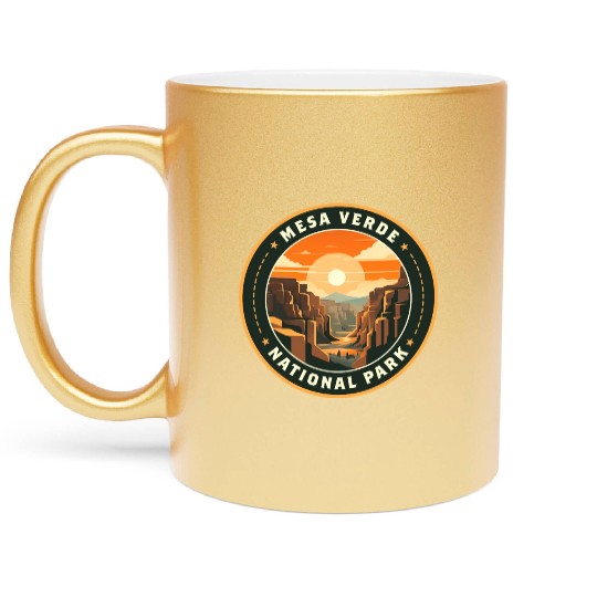 Mesa Verde National Park Metallic Mugs