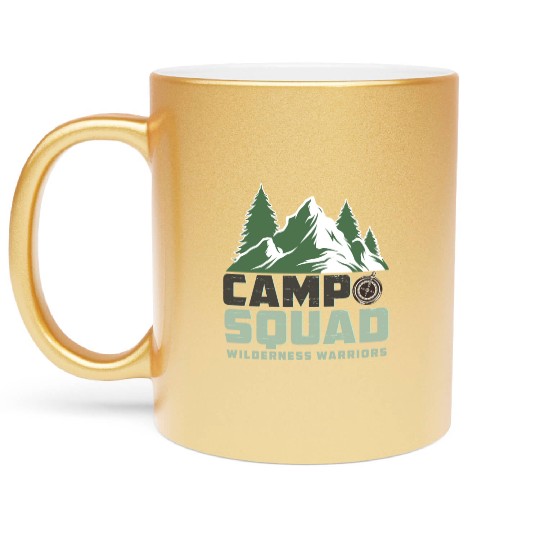 CAMP SQUAD WILDERNESS WARRIORS Metallic Mugs