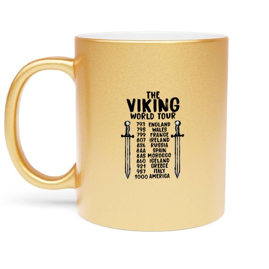 The Viking World Tour Metallic Mugs