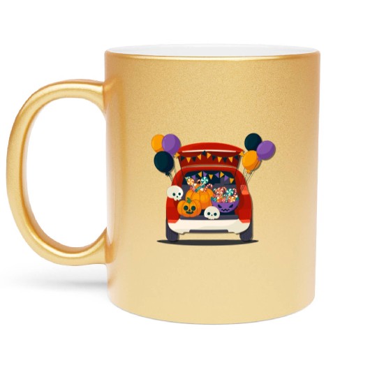 Halloween Car Trunk Metallic Mugs
