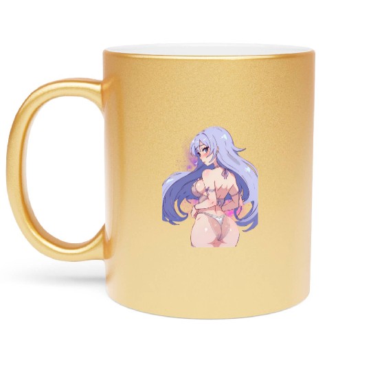 Waifu Material Embracing Anime, Manga Metallic Mugs