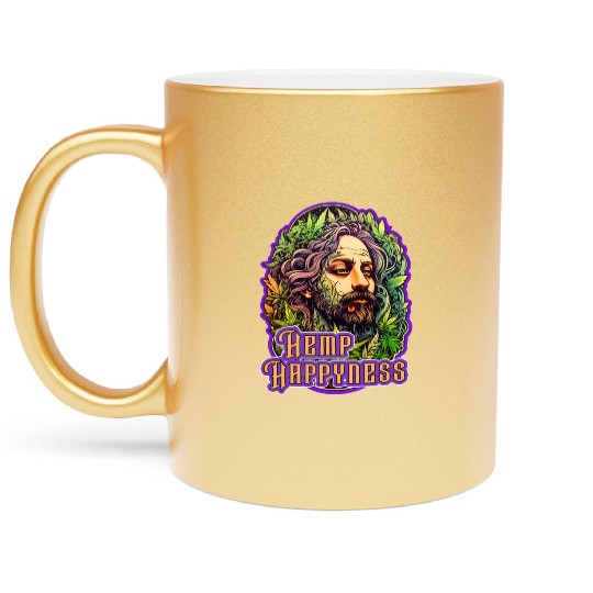 Hemp Happyness Metallic Mugs