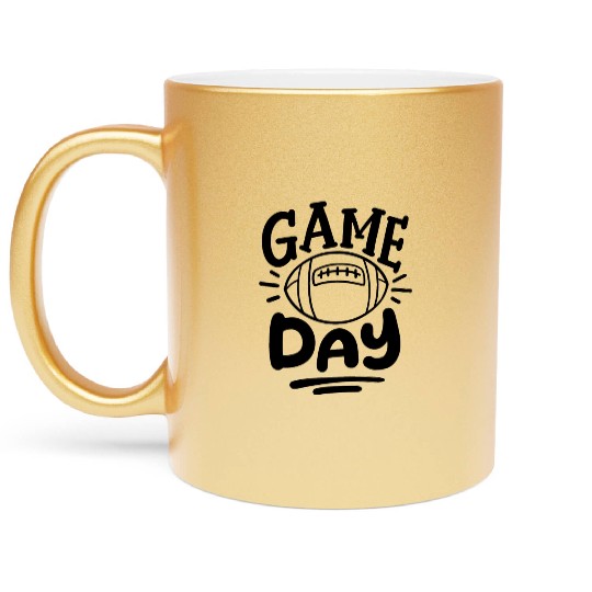 football Fanatic - Game Day Style Metallic Mugs