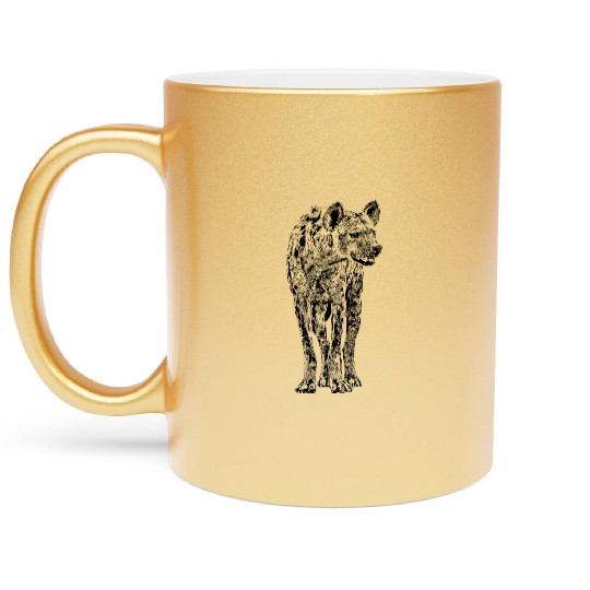 Spotted Hyena Metallic Mugs