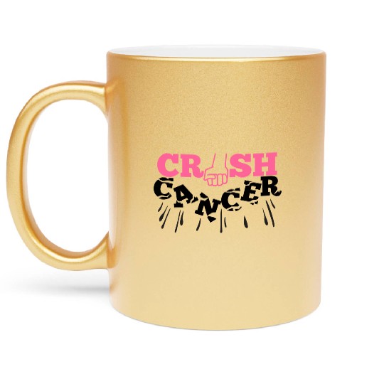 Beat Cancer Metallic Mugs