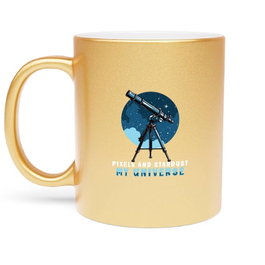 Astrophotography Astronomy Space Camera Star Watch Metallic Mugs