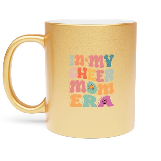 In My Cheer Mom Era Tie Dye Cheerleading Sport Mom Metallic Mugs