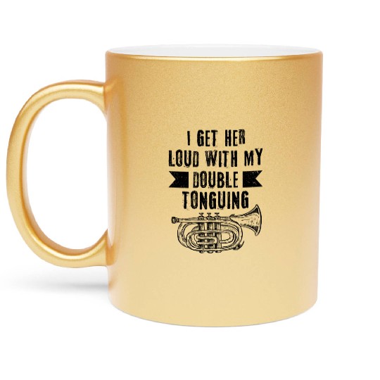 Mellophonist Musical Instrument Orchestra Metallic Mugs