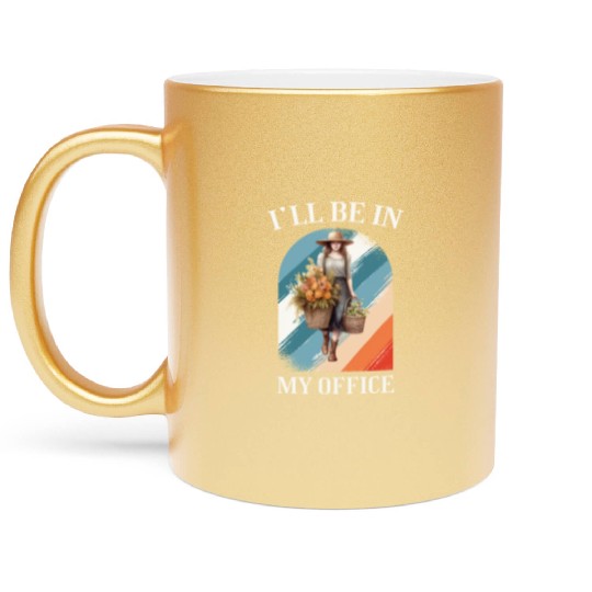 Gardening Garden-plants Flowers-Gardener Gardener Metallic Mugs