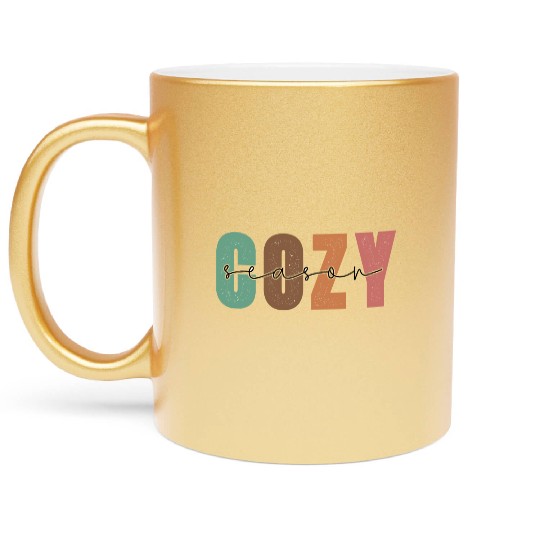 Cozy Season Metallic Mugs