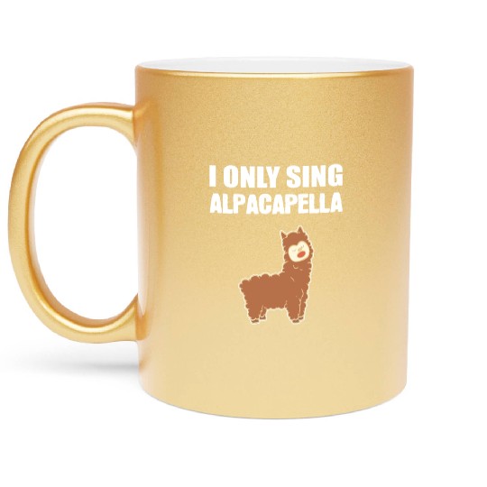 Alpacapella Orchestra Member Gift Metallic Mugs