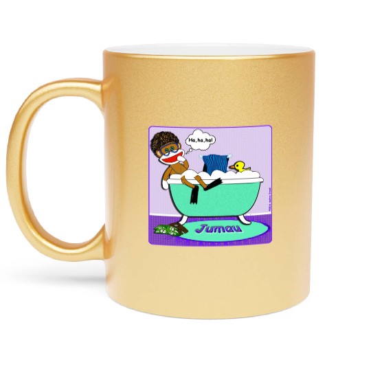 Jumau the Sock Monkey Metallic Mugs