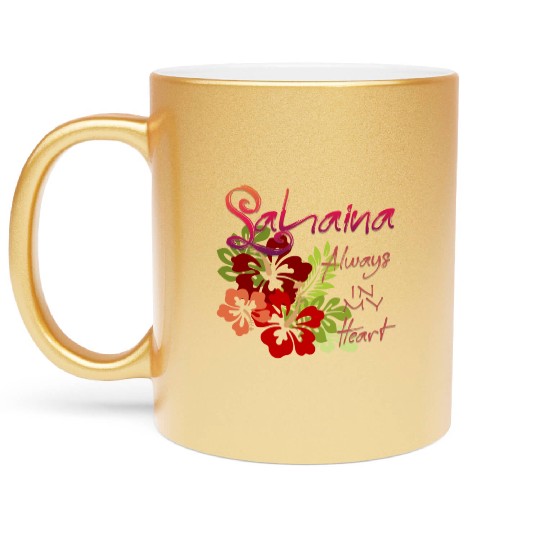 Lahaina: Always in my Heart 2 Metallic Mugs