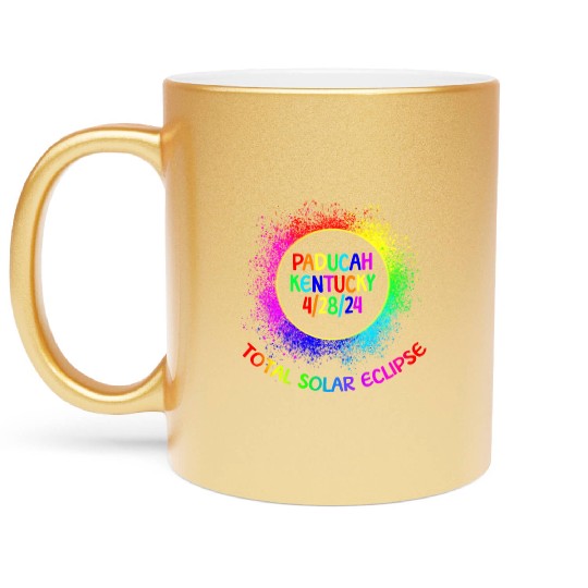 Total Solar Eclipse Paducah Kentucky 4/28/24 Kids Metallic Mugs