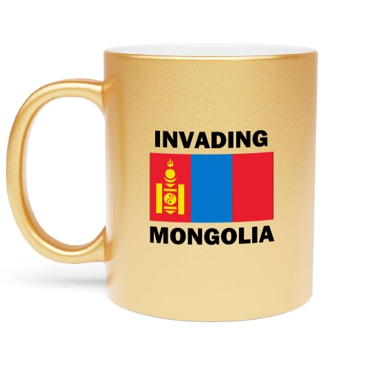 Invading Mongolia Metallic Mugs