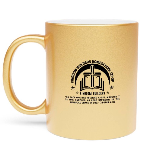 Kingdom builders homeschool co-op Metallic Mugs