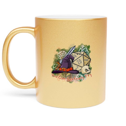 You Can Certainly Try - GameMaster Metallic Mugs