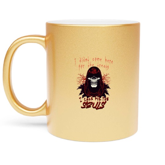 grim reaper; Halloween; souls; death; horror; Metallic Mugs