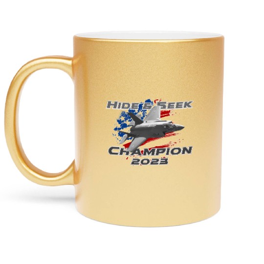 F-35 Hide and Seek Champion Metallic Mugs