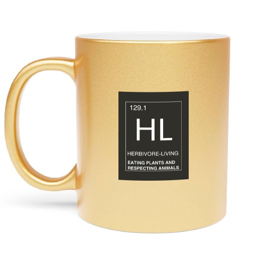 Periodic Table Symbol (HL) Metallic Mugs