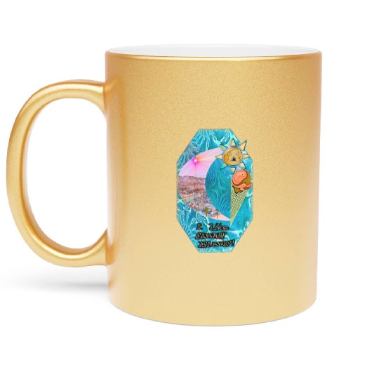 Canary Islands - Relaxing + recharging the sun Metallic Mugs