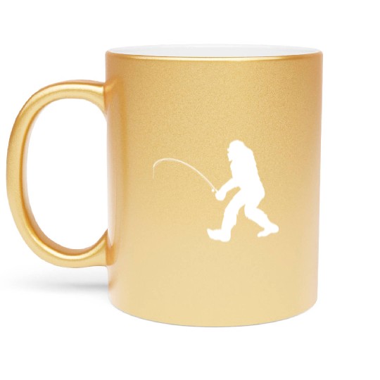 Bigfoot Fishing Essential Metallic Mugs