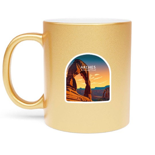 Arches National Park Metallic Mugs