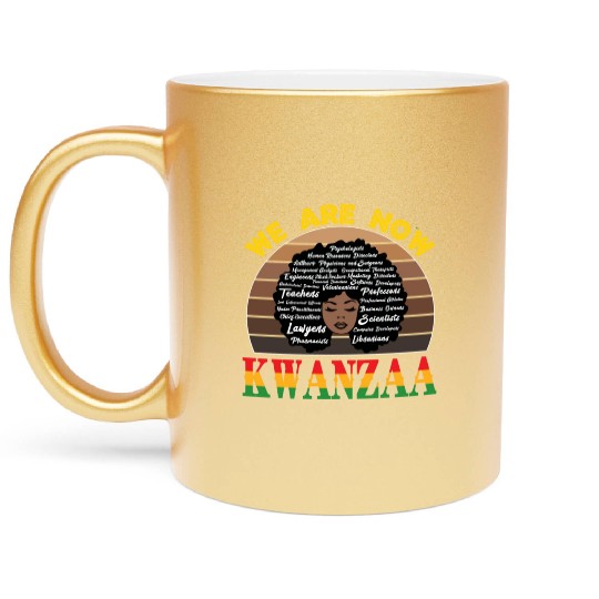 Celebrating All Passions with Kwanzaa Pride Metallic Mugs