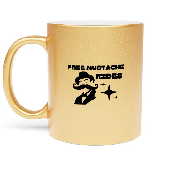 Free Mustache Rides FREE 66 -6 Metallic Mugs