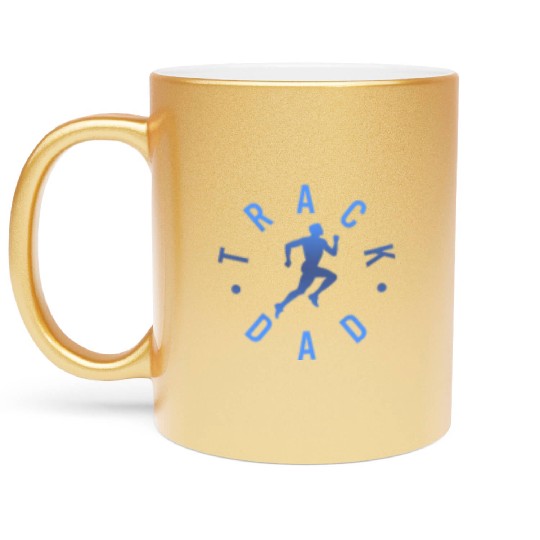 Father Metallic Mugs, Track Dad Pocket Metallic Mugs, Race Father's