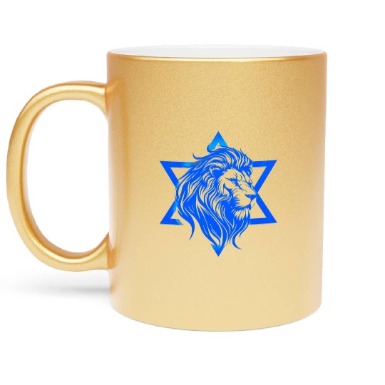 I STAND WITH ISRAEL Metallic Mugs