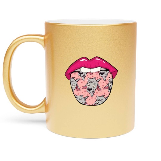 Goat Tongue Metallic Mugs