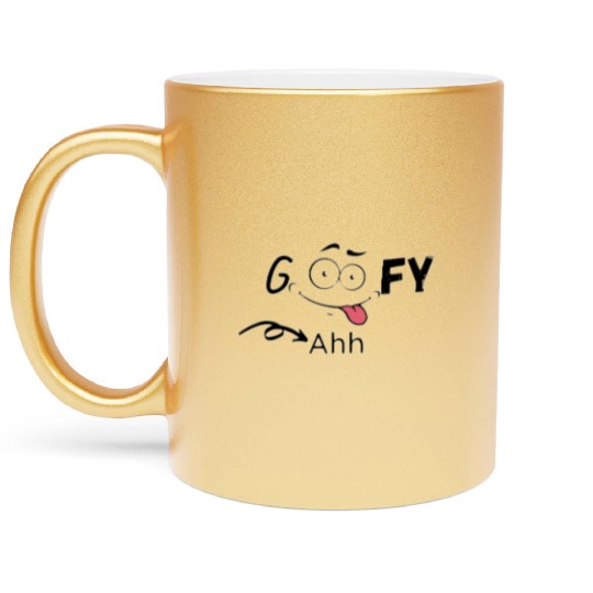 Funny goofy ahh Metallic Mugs