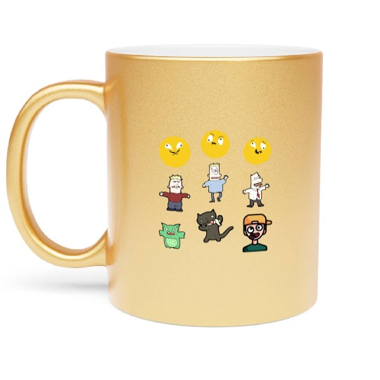 goofy ahh Metallic Mugs