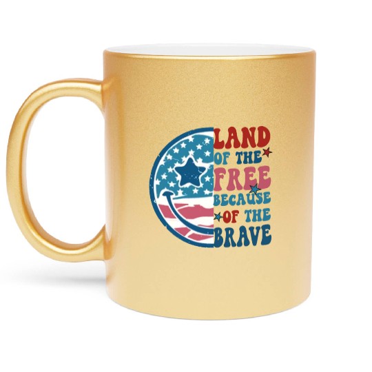 Land of the free Metallic Mugs