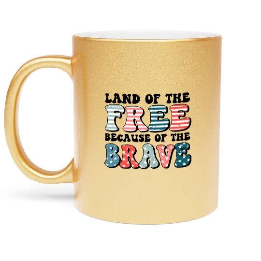 Land of the free Metallic Mugs