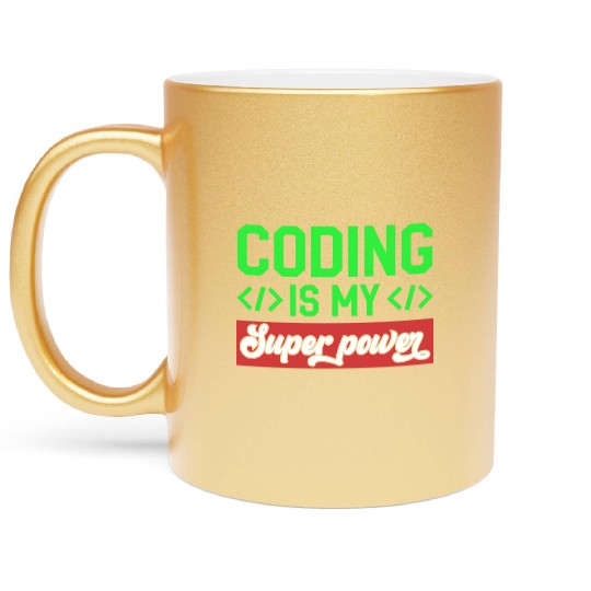 Funny Computer Programmer Computer Science Coding Metallic Mugs