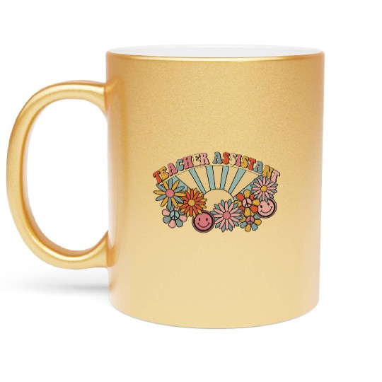 Teacher Assistant Metallic Mugs