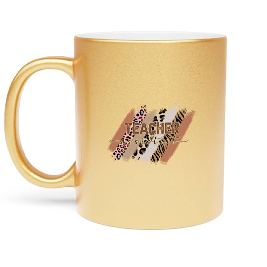 Teacher Assistant Metallic Mugs