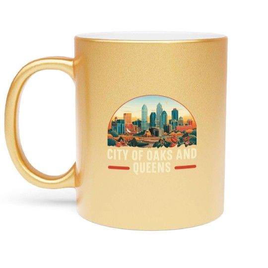 Charlotte North Carolina USA America United States Metallic Mugs