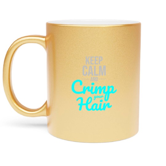 Crimp Your Hair: Embrace '80s Nostalgia and Style Metallic Mugs