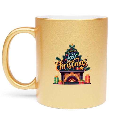 The Joy Christmas Metallic Mugs