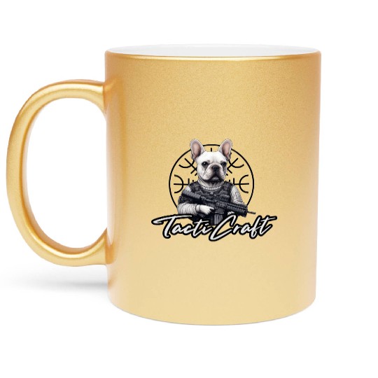 Frenchie Foreign Legionnaire Metallic Mugs