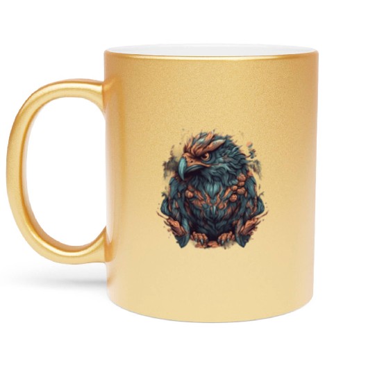 A mystical Eagle Metallic Mugs