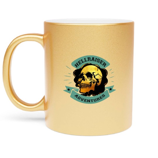 Gilded Skull Hellraiser Adventure Metallic Mugs