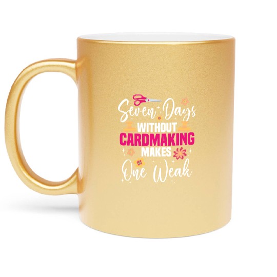 Cardmaker Scrapbooking Cardmaking Kits for Adults Metallic Mugs